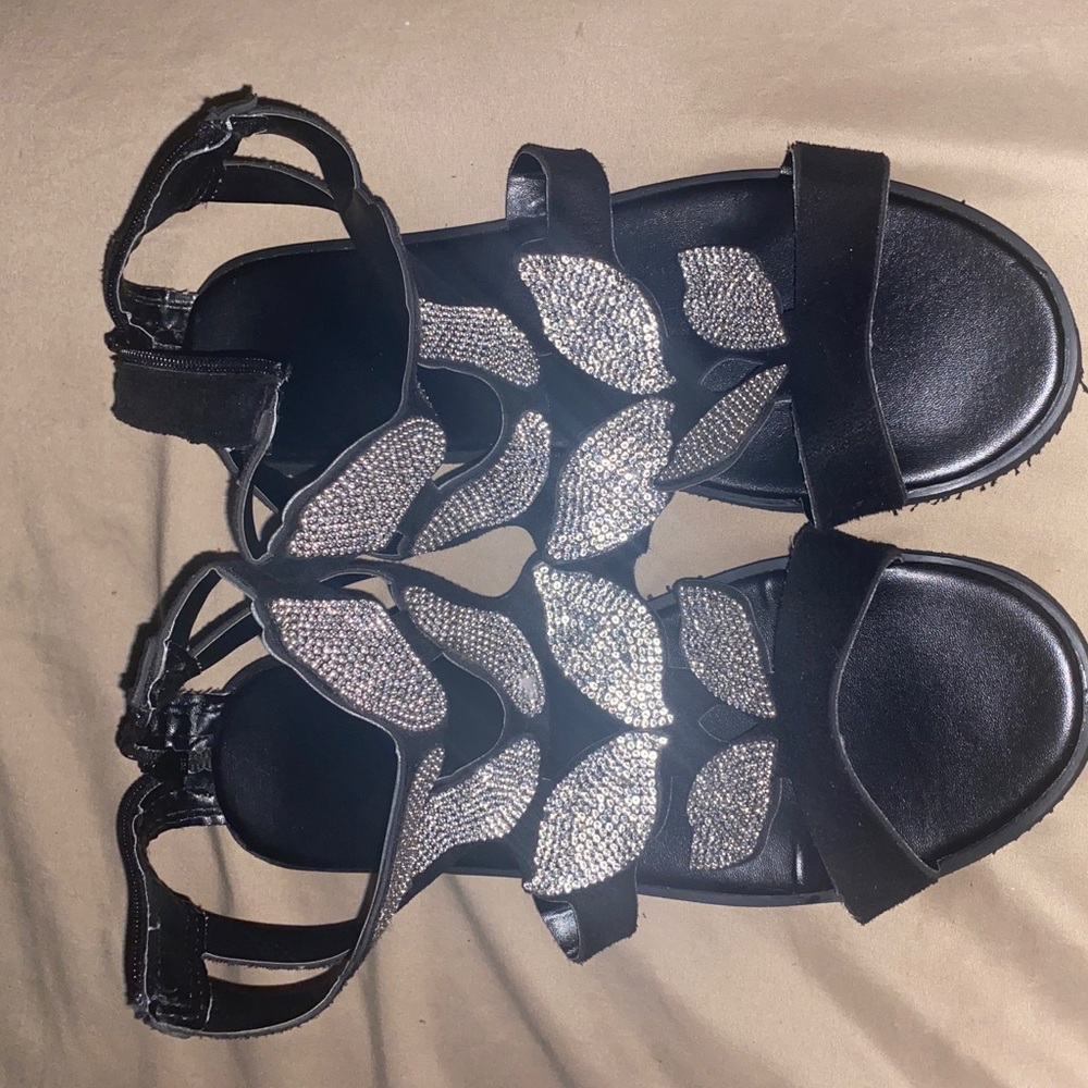 High top sandals